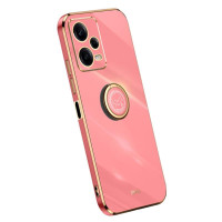 Хибриден гръб със стойка тип пръстен марка XINLI за Xiaomi Redmi Note 12 Pro+ 5G - червен
