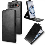 Кожен калъф flip за ZTE nubia Air - черен - 2 Кожен калъф flip за ZTE nubia Air - черен - 2