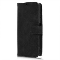 Кожен калъф тип портмоне за ZTE nubia Focus 2 - черен