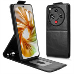 Кожен калъф flip за ZTE nubia Focus 2 - черен - 1 Кожен калъф flip за ZTE nubia Focus 2 - черен - 1