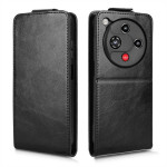 Кожен калъф flip за ZTE nubia Focus 2 - черен Кожен калъф flip за ZTE nubia Focus 2 - черен