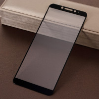 Удароустойчив стъклен протектор покриващ целия екран за HTC Desire 12 - цвят черен