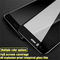 Удароустойчив стъклен протектор покриващ целия екран марка IMAK за Huawei P10 - цвят черен