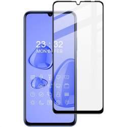 Удароустойчив стъклен протектор покриващ целия екран марка IMAK за Huawei nova Y70 - с черна рамка