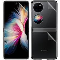 Извит протектор тип фолио марка IMAK за гръб и за екран  за Huawei P50 Pocket