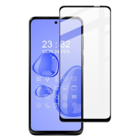 Удароустойчив стъклен протектор покриващ целия екран марка IMAK Pro за Motorola G13 - с черна рамка