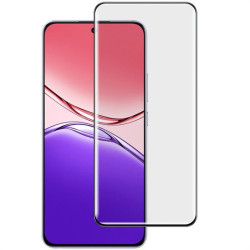 Извит удароустойчив стъклен протектор покриващ целия екран марка IMAK за OPPO A5 Pro 5G - с черна рамка