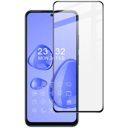 Удароустойчив стъклен протектор покриващ целия екран марка IMAK Pro за Realme 9 Pro - с черна рамка