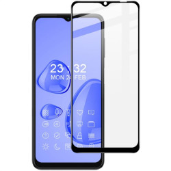 Удароустойчив стъклен протектор покриващ целия екран марка IMAK за Samsung Galaxy A13 5G - с черна рамка