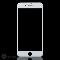 Удароустойчив стъклен протектор покриващ целия екран марка COOYEE за iPhone 7 - цвят бял