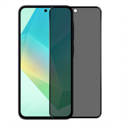 Удароустойчив стъклен протектор ANTI SPY марка NORTHJO за екран за Samsung Galaxy A36 5G/A56 5G - черна рамка