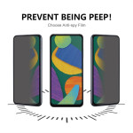 Дискретен удароустойчив стъклен протектор ANTI SPY за екран за Samsung Galaxy A27 5G - 1 Дискретен удароустойчив стъклен протектор ANTI SPY за екран за Samsung Galaxy A27 5G - 1