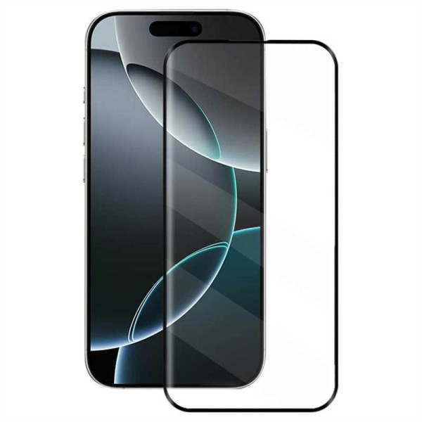 Удароустойчив стъклен протектор за екран марка AMORUS за iPhone 17 Pro - с черна рамка Удароустойчив стъклен протектор за екран марка AMORUS за iPhone 17 Pro - с черна рамка