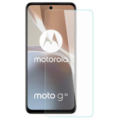 Удароустойчив стъклен протектор покриващ целия екран марка AMORUS за Motorola Moto G32