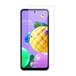 Удароустойчив стъклен протектор за екран за LG K52 - прозрачен