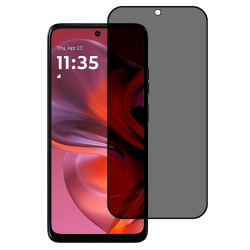 Дискретен удароустойчив стъклен протектор ANTI SPY за екран за Motorola Moto G05