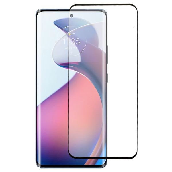 Удароустойчив стъклен протектор за Motorola Edge 40 Pro 5G - с черна рамка Удароустойчив стъклен протектор за Motorola Edge 40 Pro 5G - с черна рамка