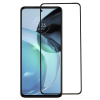 Удароустойчив стъклен протектор за Motorola Moto G72 - с черна рамка