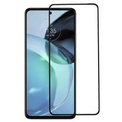 Удароустойчив стъклен протектор за Motorola Moto G72 - с черна рамка