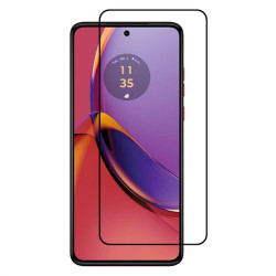 Удароустойчив стъклен протектор за Motorola Moto G84 5G - с черна рамка