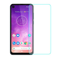 Удароустойчив стъклен протектор за Motorola One Vision - цвят прозрачен