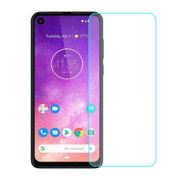 Удароустойчив стъклен протектор за Motorola One Vision - цвят прозрачен