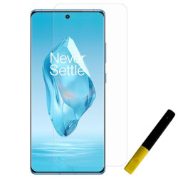 Удароустойчив извит UV стъклен протектор покриващ целия екран за OnePlus 12R