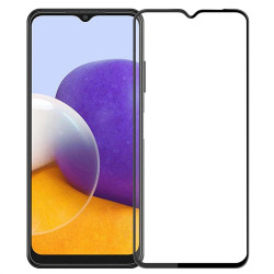 Извит 3D удароустойчив стъклен протектор покриващ целия екран за Samsung Galaxy A25 5G - с черна рамка