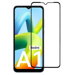 Удароустойчив стъклен протектор за Xiaomi Redmi A1 - с черна рамка