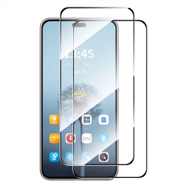 Два броя удароустойчив стъклен протектор за екран марка Enkay за Honor X8c - с черна рамка Два броя удароустойчив стъклен протектор за екран марка Enkay за Honor X8c - с черна рамка