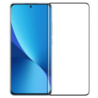 Извит 3D удароустойчив стъклен протектор за екран марка MOFI за Honor 90 - с черна рамка