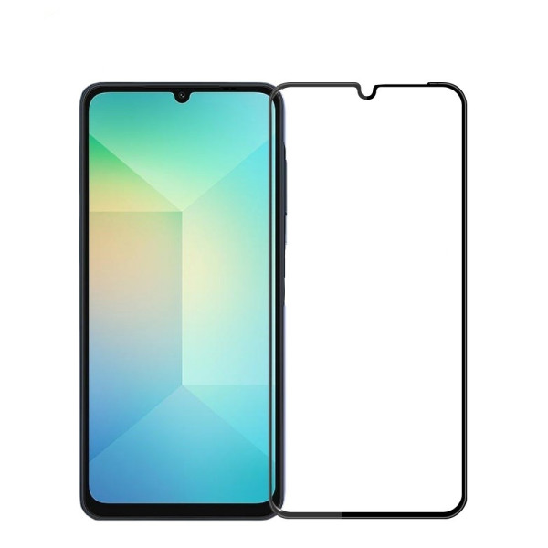 Извит 3D удароустойчив стъклен протектор покриващ целия екран марка MOFI за Samsung Galaxy A26 5G - с черна рамка Извит 3D удароустойчив стъклен протектор покриващ целия екран марка MOFI за Samsung Galaxy A26 5G - с черна рамка