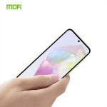 Извит 3D удароустойчив стъклен протектор покриващ целия екран марка MOFI за Samsung Galaxy A36 5G/A56 5G - с черна рамка - 1 Извит 3D удароустойчив стъклен протектор покриващ целия екран марка MOFI за Samsung Galaxy A36 5G/A56 5G - с черна рамка - 1