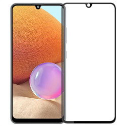 Удароустойчив стъклен протектор покриващ целия екран марка MOFI за Samsung Galaxy A33 5G - с черна рамка