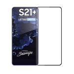 Удароустойчив стъклен протектор покриващ целия екран марка MOFI за Samsung Galaxy S21+ - с черна рамка Удароустойчив стъклен протектор покриващ целия екран марка MOFI за Samsung Galaxy S21+ - с черна рамка
