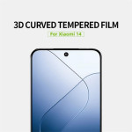 Извит 3D удароустойчив стъклен протектор покриващ целия екран марка MOFI за Xiaomi 14 5G - с черна рамка - 2 Извит 3D удароустойчив стъклен протектор покриващ целия екран марка MOFI за Xiaomi 14 5G - с черна рамка - 2