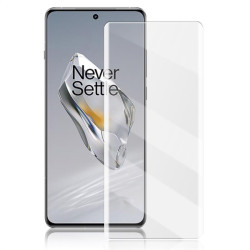 Удароустойчив извит UV стъклен протектор покриващ целия екран марка MOCOLO за OnePlus 12