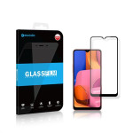 Удароустойчив стъклен протектор за екран марка Mocolo за Samsung Galaxy A20s - цвят черен - 0 Удароустойчив стъклен протектор за екран марка Mocolo за Samsung Galaxy A20s - цвят черен - 0