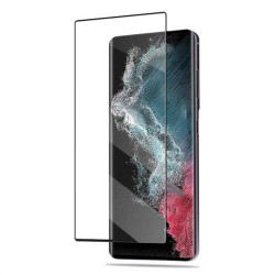 Удароустойчив стъклен протектор за екран марка Mocolo за Samsung Galaxy S23 Ultra - с черна рамка