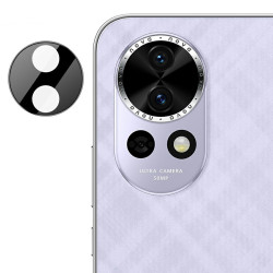 Удароустойчив стъклен протектор за камера марка IMAK за Huawei Nova 13 - с черна рамка