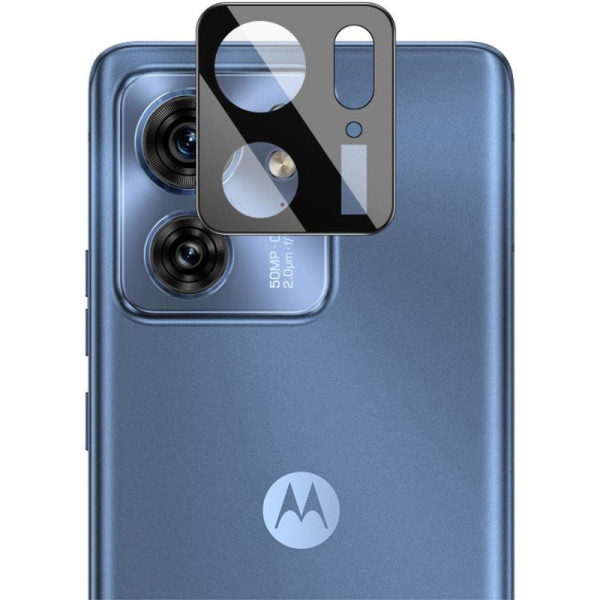 Удароустойчив стъклен протектор за камера марка IMAK за Motorola Edge 40 5G - с черна рамка Удароустойчив стъклен протектор за камера марка IMAK за Motorola Edge 40 5G - с черна рамка