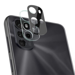 Удароустойчив стъклен протектор за камера марка IMAK за Motorola Moto G22 - с черна рамка