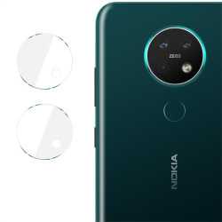 Два броя удароустойчив стъклен протектор за камера марка IMAK за Nokia 7.2