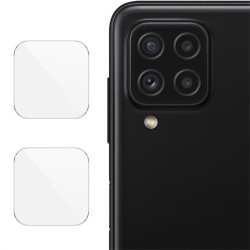 Два броя удароустойчив стъклен протектор за камера марка IMAK за Samsung Galaxy A22 4G