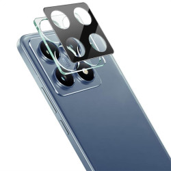 Удароустойчив стъклен протектор за камера марка IMAK за Xiaomi 14T Pro - с черна рамка
