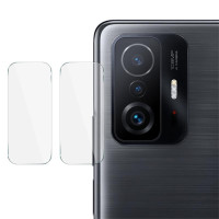 Два броя удароустойчив стъклен протектор за камера марка IMAK за Xiaomi 11T 5G/11T Pro