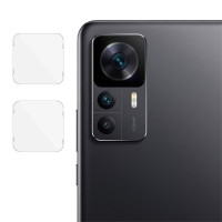 Два броя удароустойчив стъклен протектор за камера марка IMAK за Xiaomi 12T 5G/12T Pro