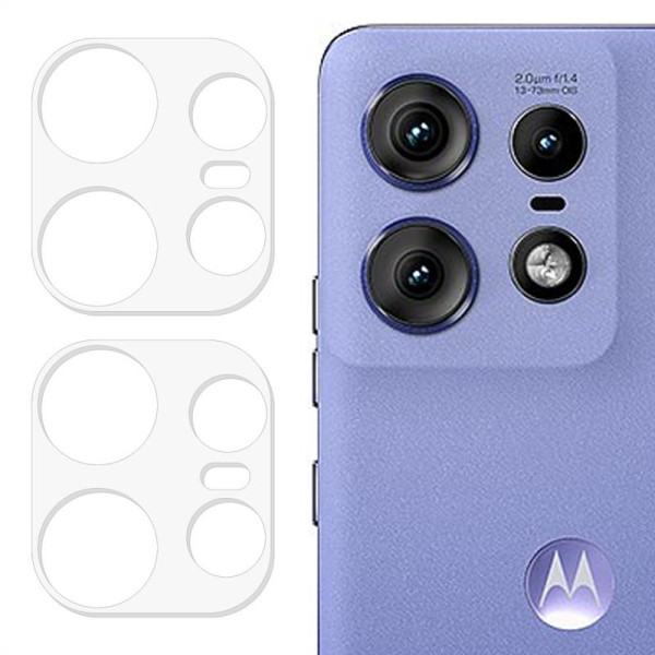 Два броя удароустойчив стъклен протектор за камера за Motorola Edge 50 Pro Два броя удароустойчив стъклен протектор за камера за Motorola Edge 50 Pro
