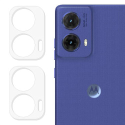 Два броя удароустойчив стъклен протектор за камера за Motorola Moto G85 5G