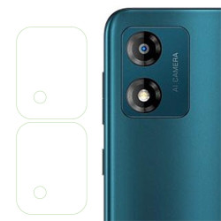 Два броя удароустойчив стъклен протектор за камера за Motorola E13